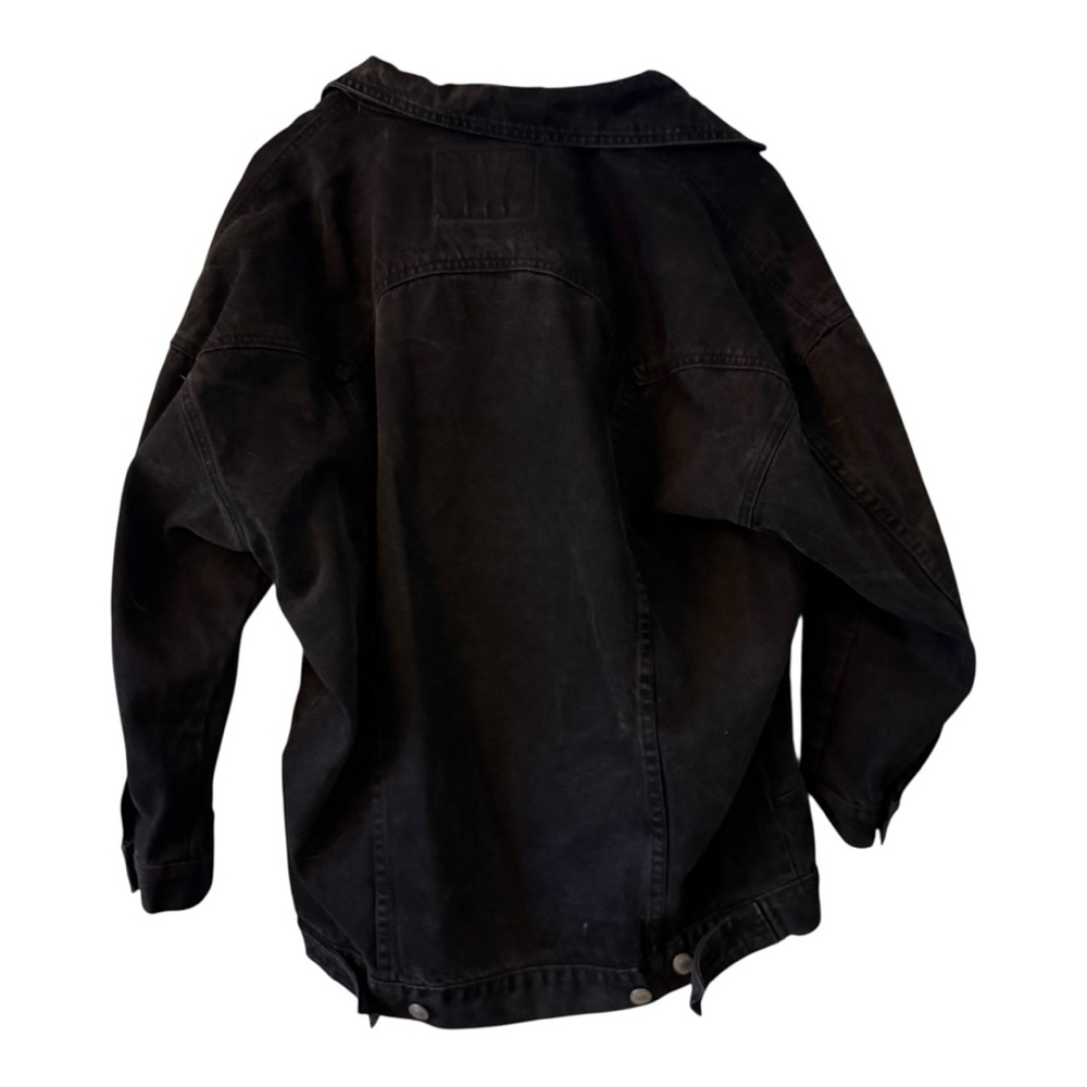 Vintage Guess by Georges Marciano Black Denim Jacket The Clash “London Calling” - Picture 6 of 7